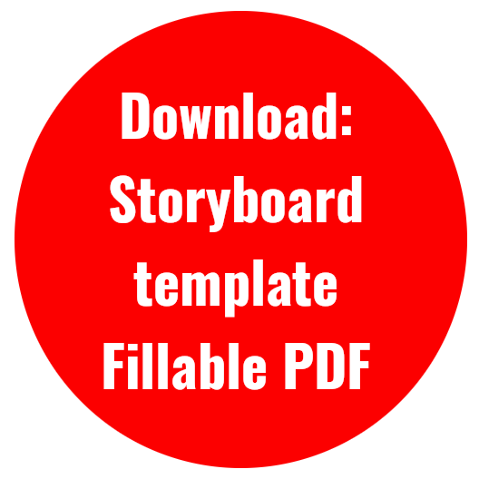 Circle with words Download: Storyboard template Fillable PDF.